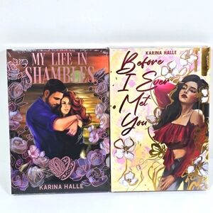 Karina Halle Belle Box Set My Life in Shambles Signed & Before I Ever Met You Nw